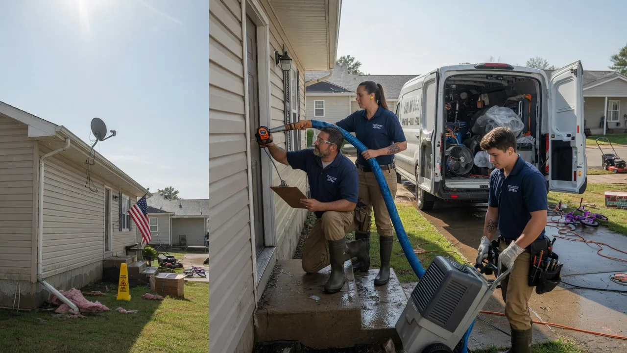 Ceiling Water Damage Restoration in Menlo, IA near me